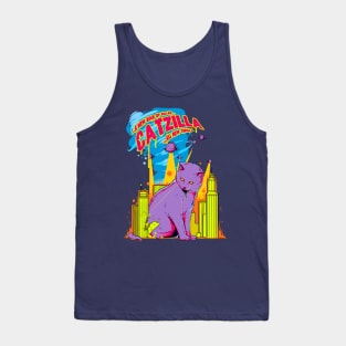 Sci-Fi Alien Cat Tank Top